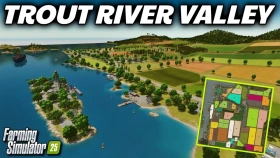 Trout River Valley Map for FS25