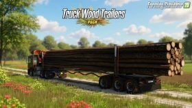Truck Wood Trailers Pack for FS25