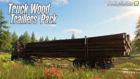 Truck Wood Trailers Pack for FS25