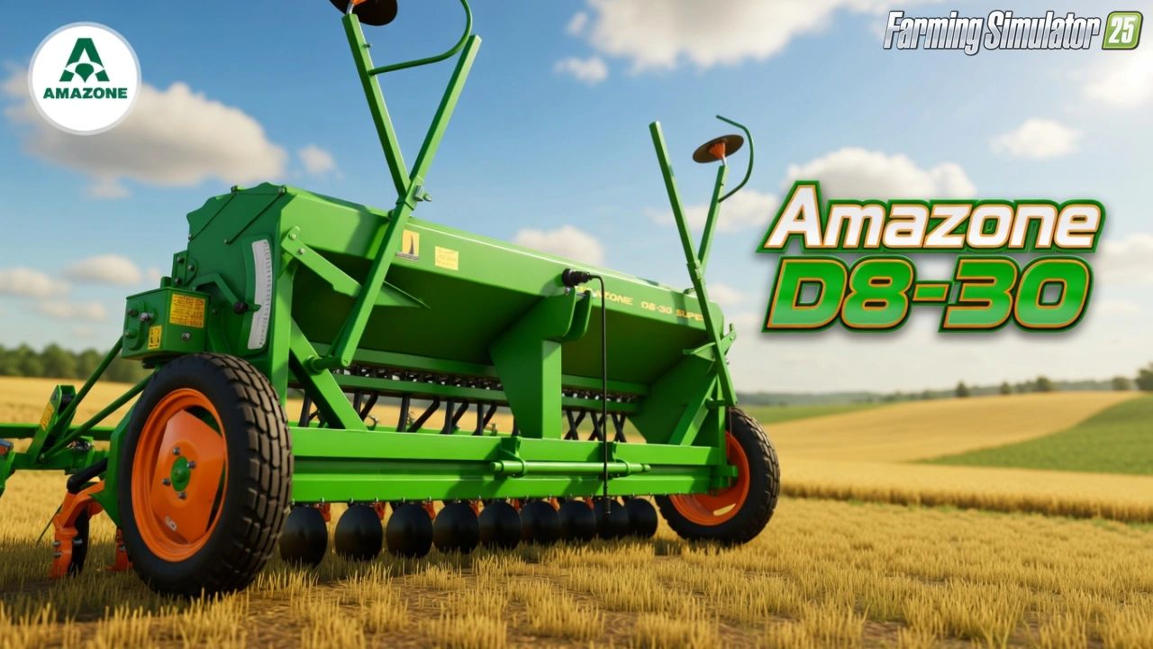 Amazone D8-30 v1.0.0.1 for FS25