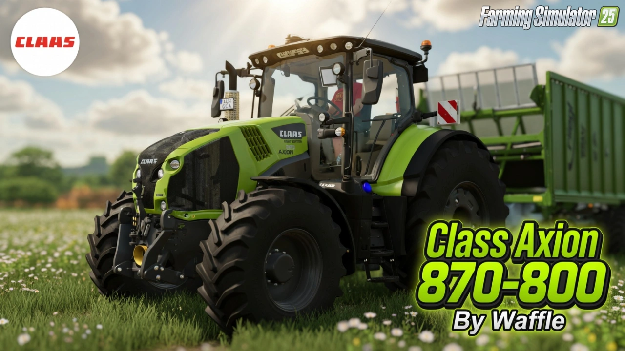Class Axion 870-800 By Waffle v1.1 for FS25