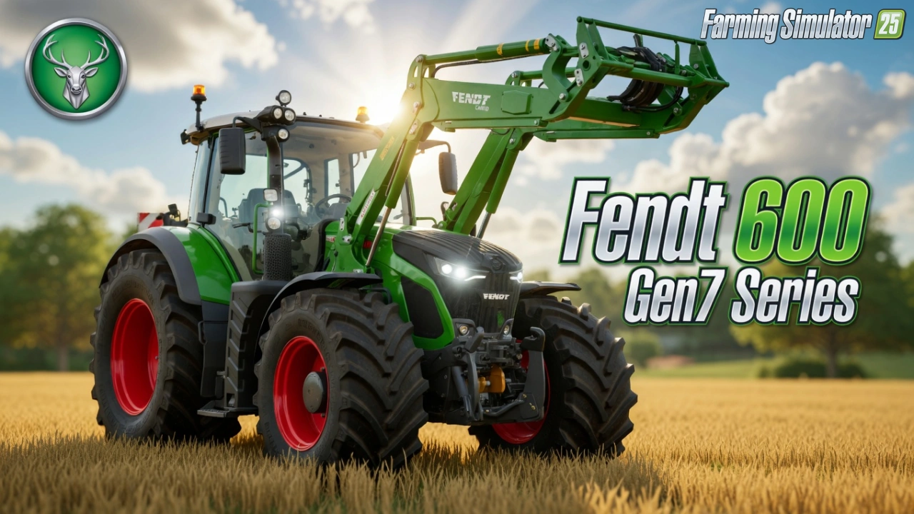 Fendt 600 Gen7 Series Tractor v1.5 for FS25