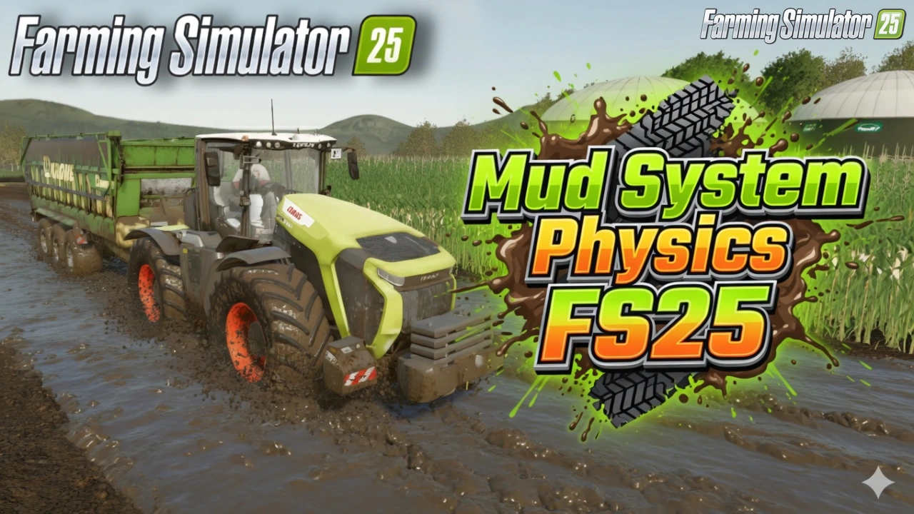 Mud System Physics v1.1 By BMProd for FS25