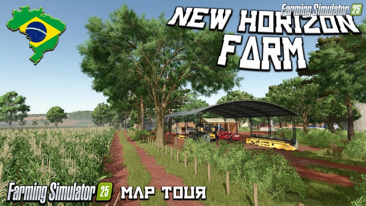 New Horizon Farm Map v1.2 for FS25