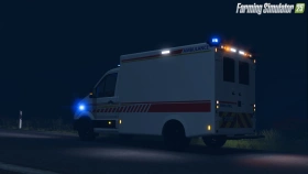 MAN TGE Ambulance Truck for FS25