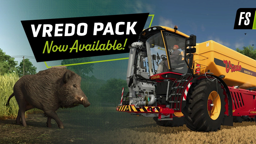Vredo Pack DLC - Overseeding & Wild Boar Now Available!