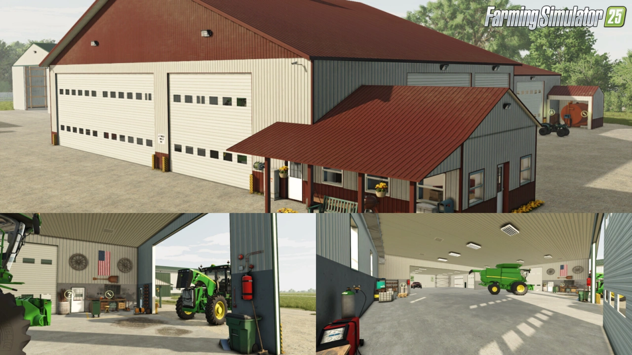 American Building Pack Pt1 v1.0.0.1 for FS25