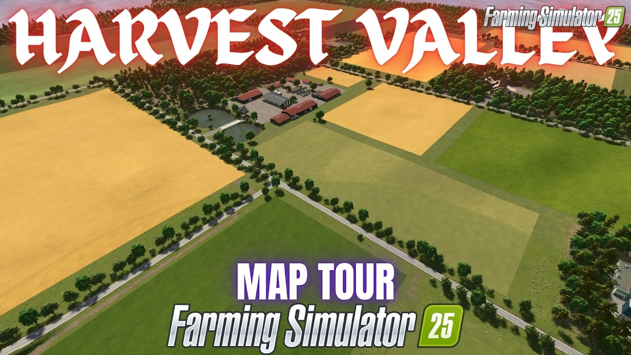 Harvest Valley Map v1.0 for FS25