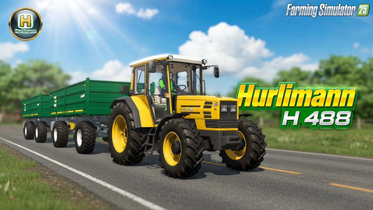 Hurlimann H 488 Tractor v1.0.0.1 for FS25