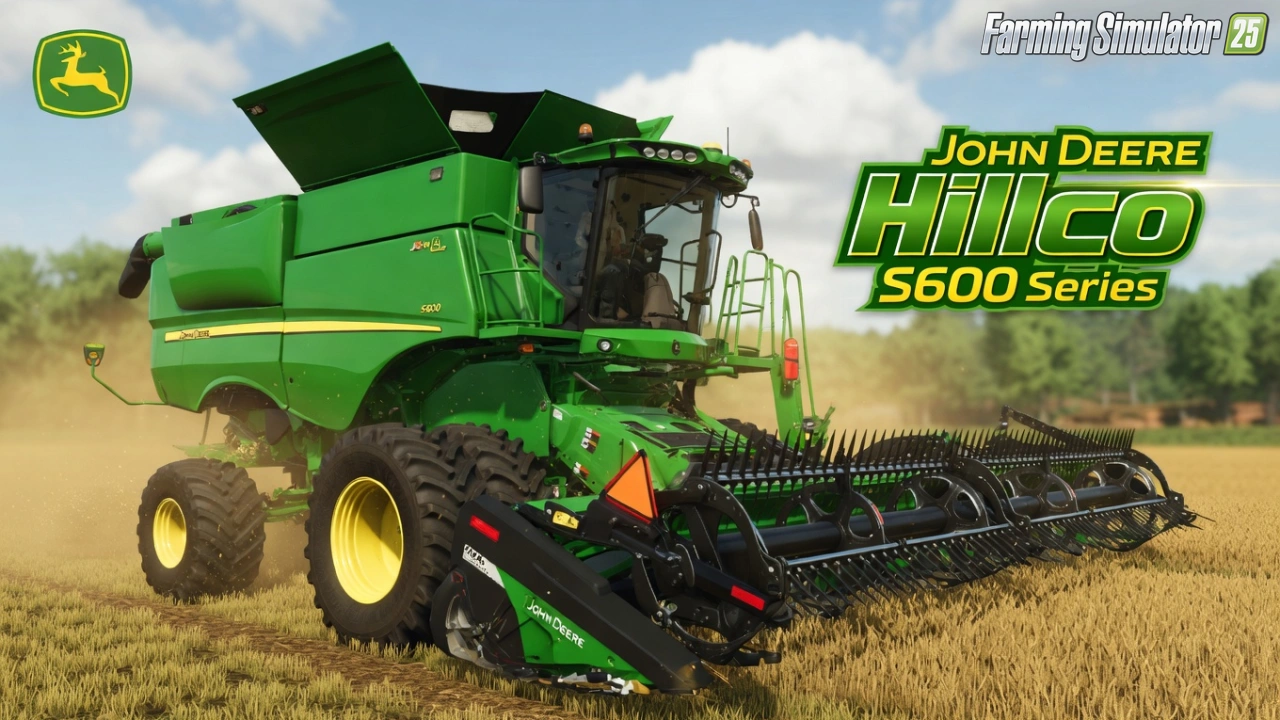 John Deere Hillco S600 Series v1.1 for FS25