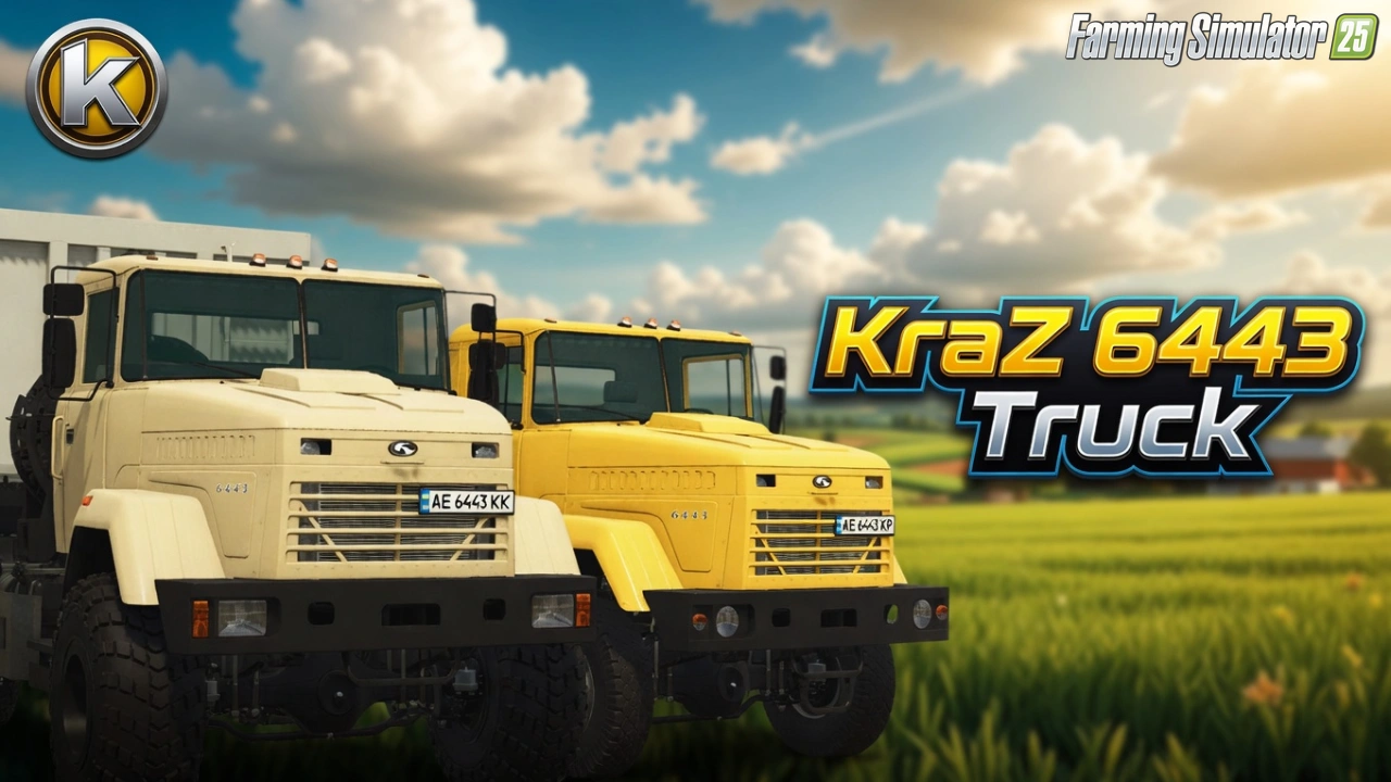 KrAZ 6443 Truck v1.0.1 for FS25