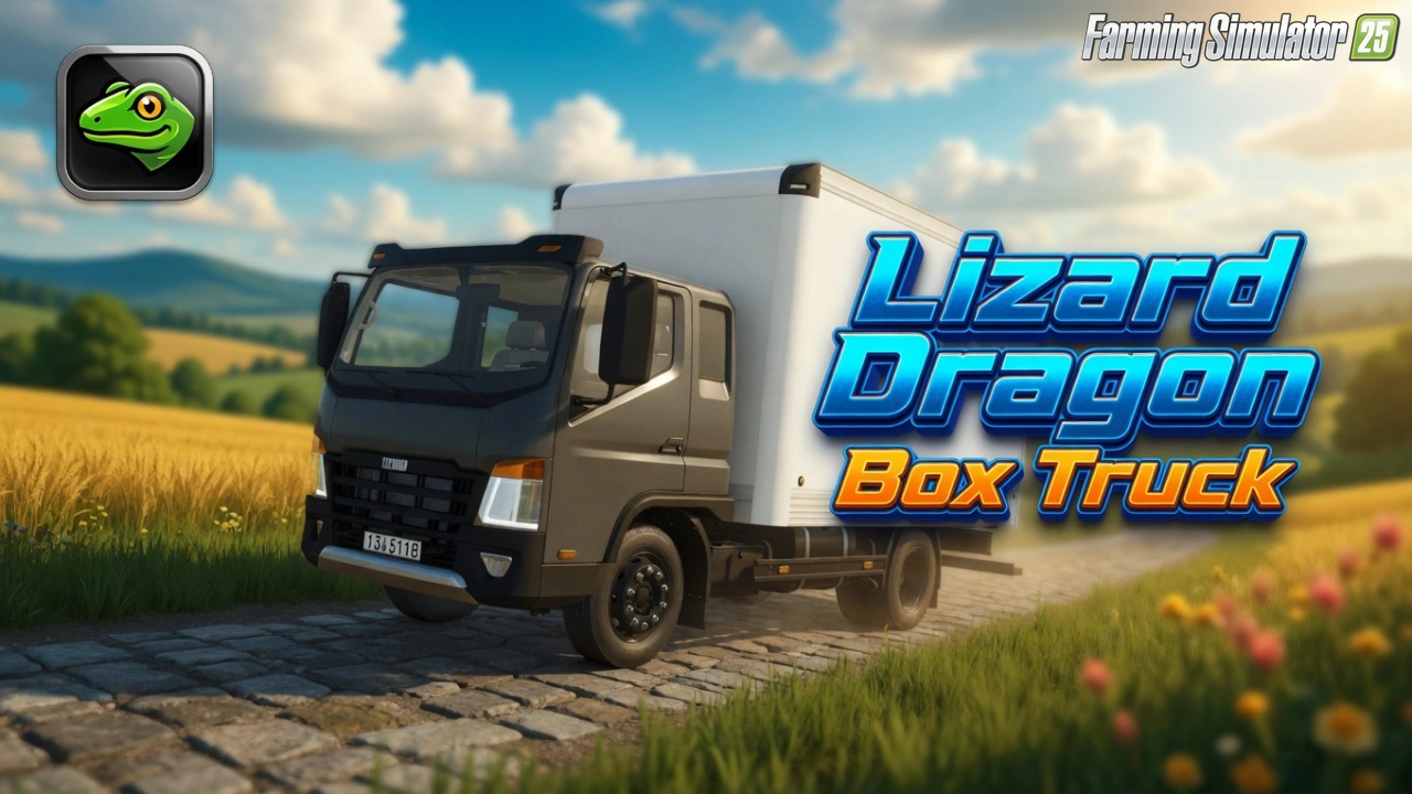 Lizard Dragon Box Truck v1.2 for FS25