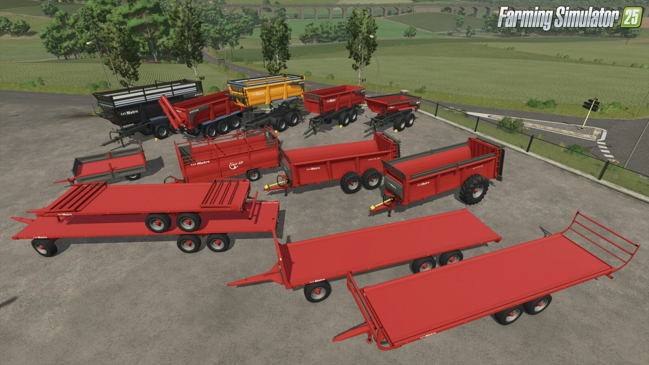 Maitre Pack Trailers v1.1.0.1 for FS25