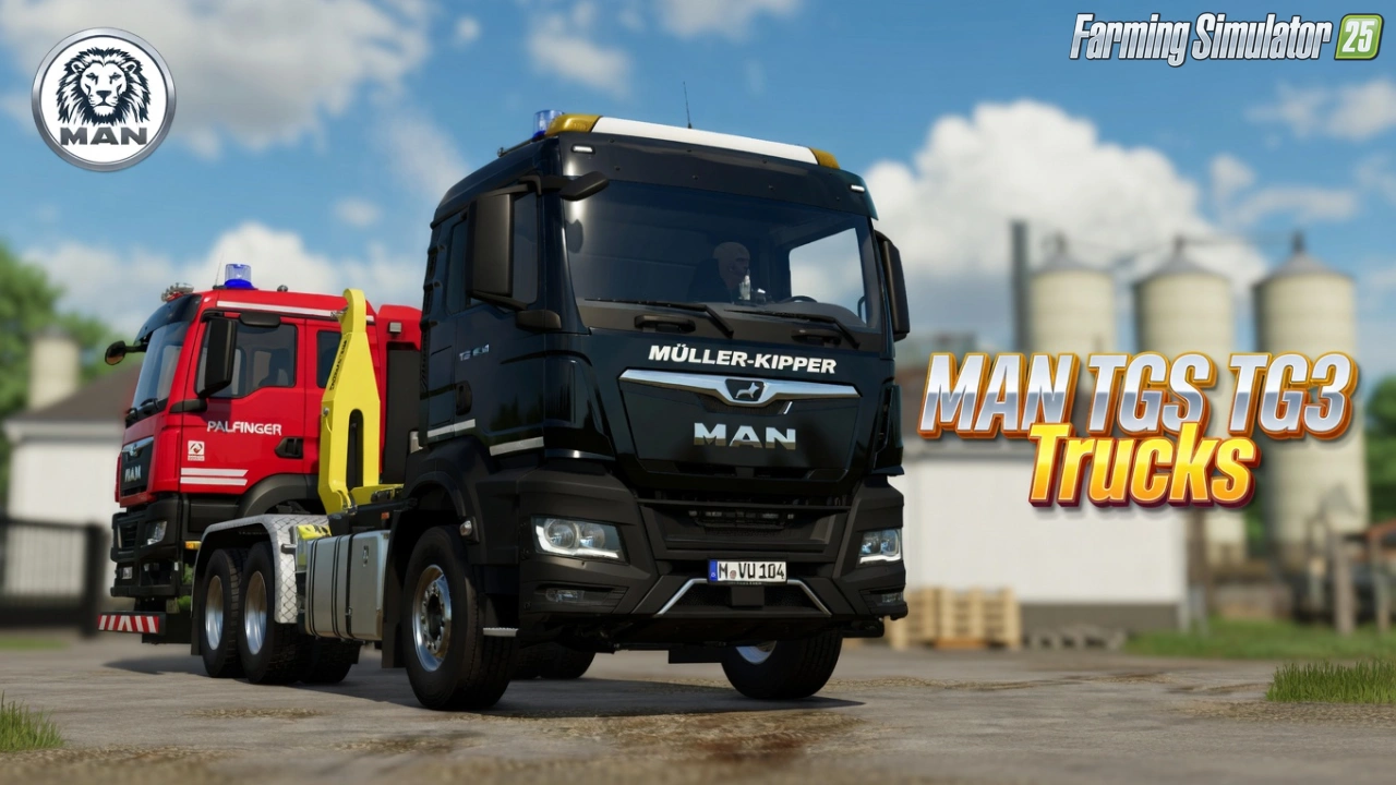MAN TGS TG3 Trucks v1.0.0.2 for FS25