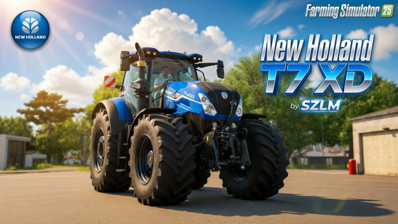 New Holland T7 XD Tractor v1.0.1 for FS25