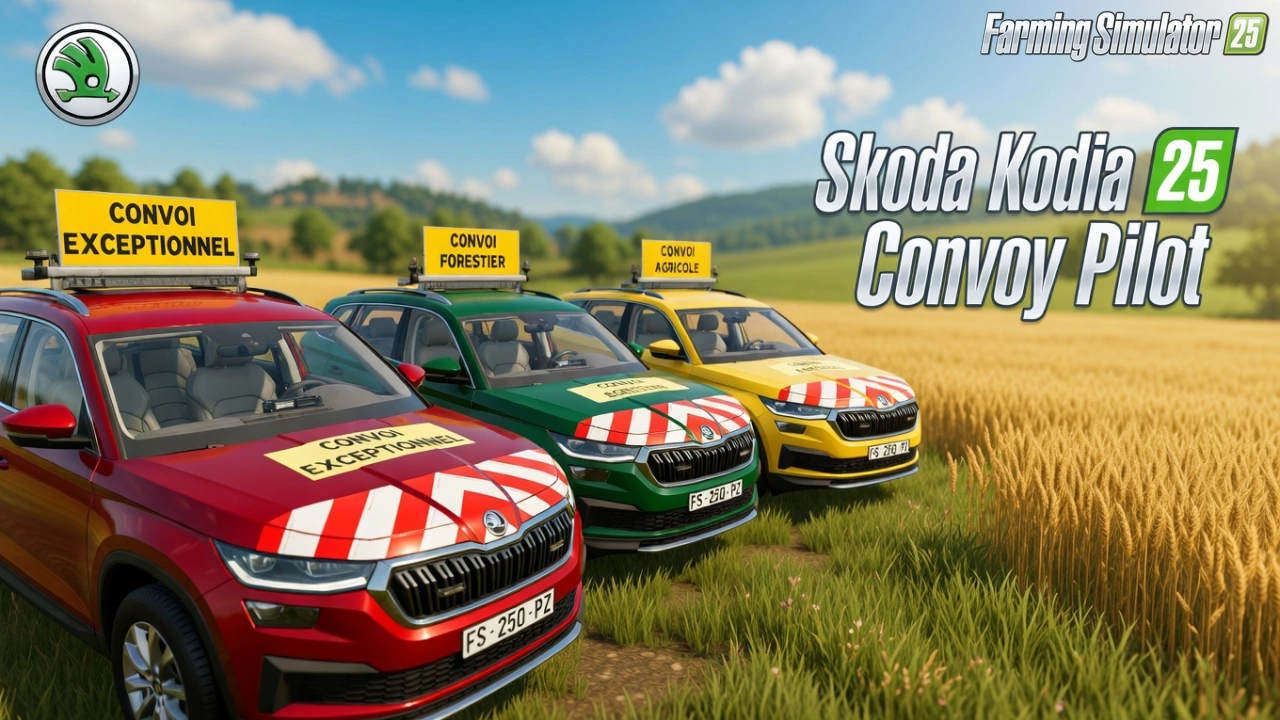 Skoda Kodiaq Convoy Pilot v1.1 for FS25