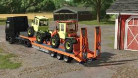Fliegl SDS Lowloader Pack Trailers for FS25