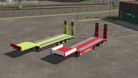 Fliegl SDS Lowloader Pack Trailers for FS25