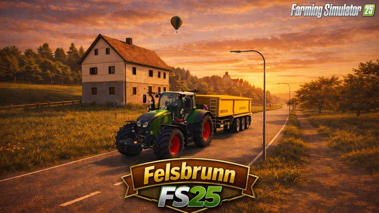 Felsbrunn 25 Map v2.1.0.2 By TF Modding for FS25