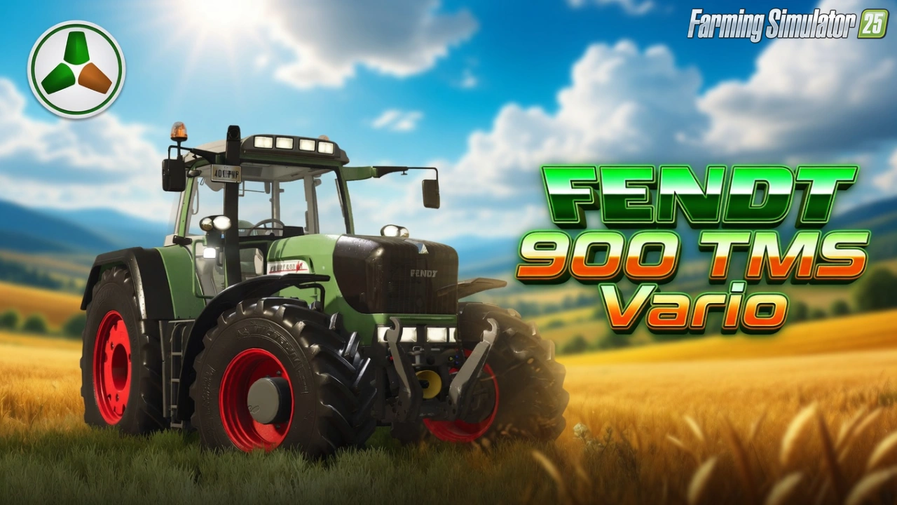 Fendt 900 TMS Vario Tractor v1.3 for FS25