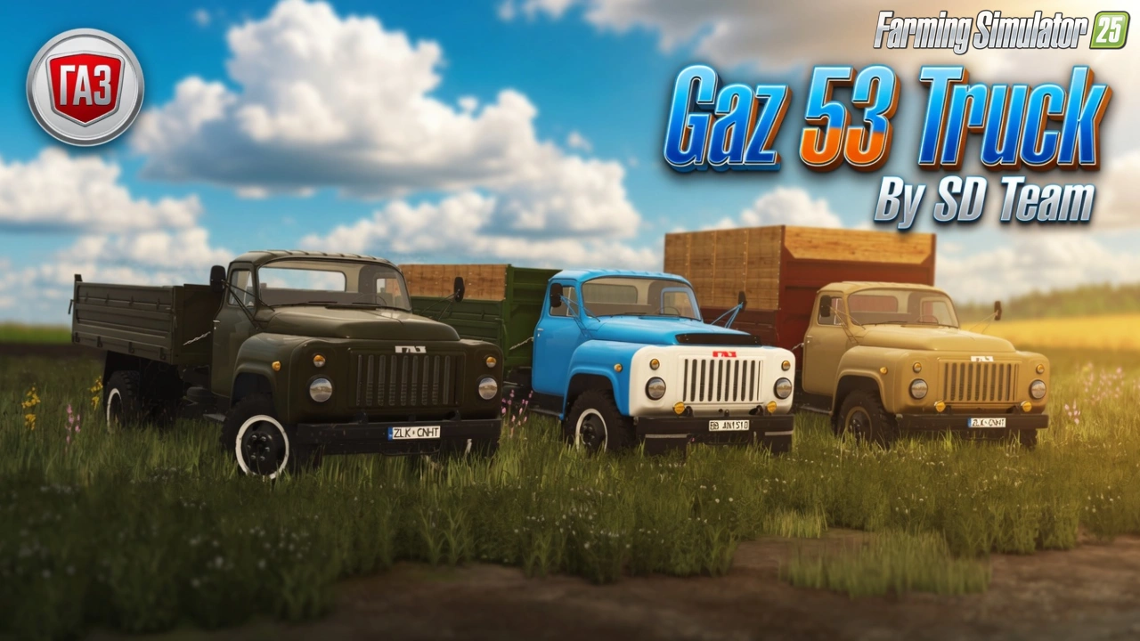 Gaz 53 Truck v1.0.0.1 By SD Team for FS25