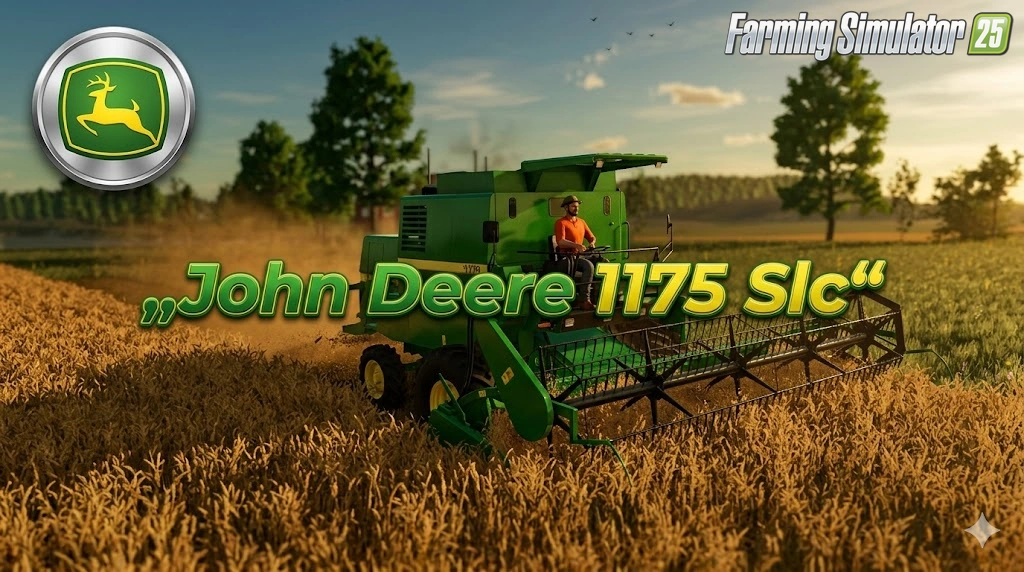 John Deere 1175 Slc Harvester v1.0 for FS25