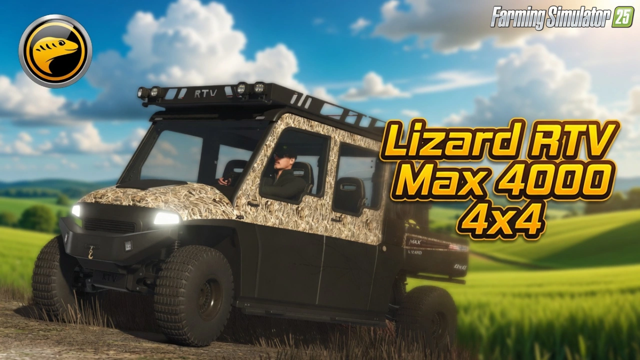 Lizard RTV Max 4000 4x4 v1.0 for FS25