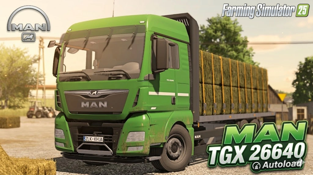 MAN TGX 26640 Autoload Truck v1.2 for FS25