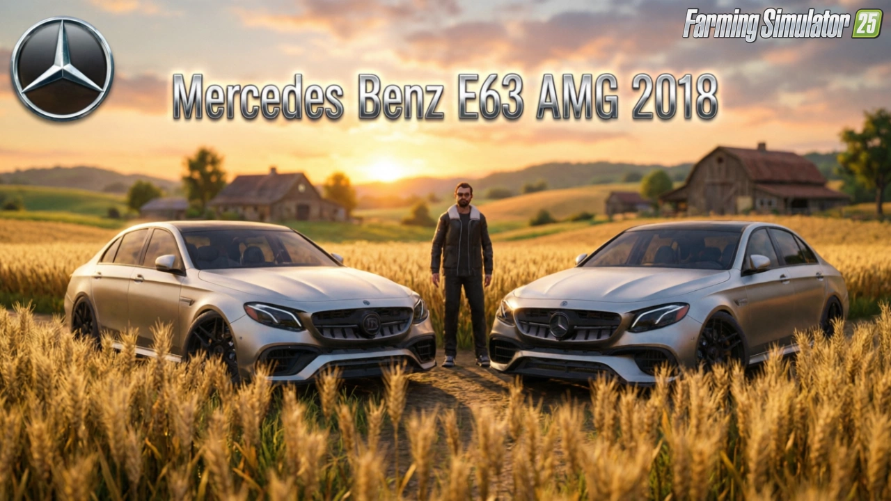 Mercedes Benz E63 AMG 2018 v1.0 for FS25