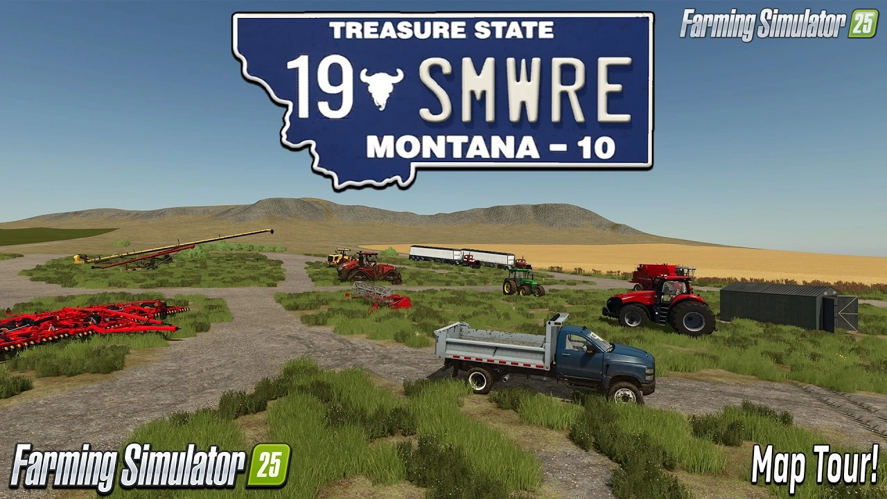 Somewhere, Montana Map v1.0 for FS25