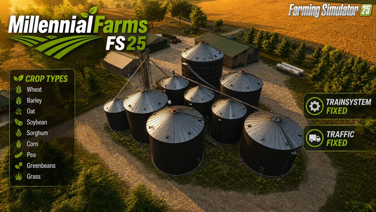 The Millennial Farm Map v1.1 for FS25