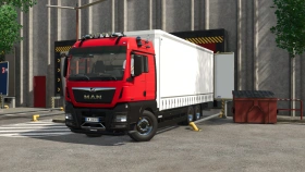 MAN TGX 26.640 Curtainsider Truck for FS25