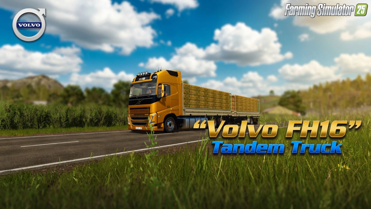 Volvo FH16 Tandem Truck v1.0 for FS25
