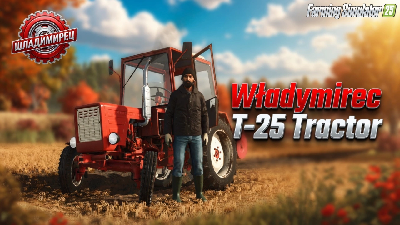Władymirec T-25 Tractor v1.0 for FS25