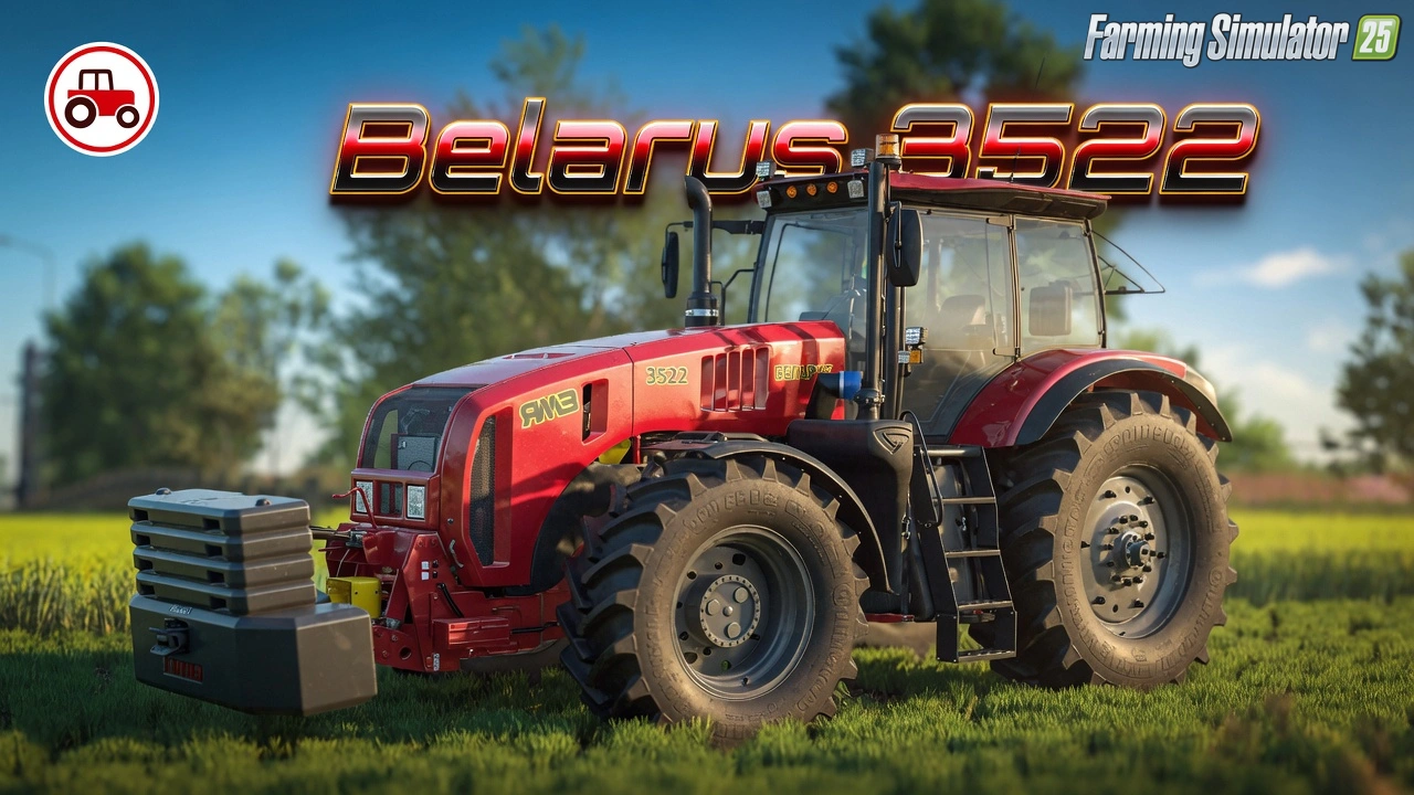 Belarus 3522 Tractor v1.1 for FS25