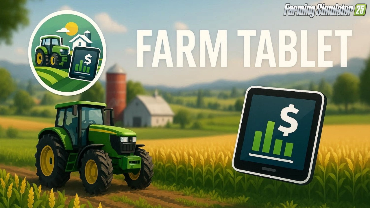 Farm Tablet Mod v2.3.2.3 for FS25