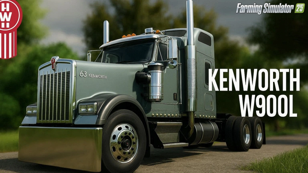 Kenworth W900L Truck v1.4 for FS25