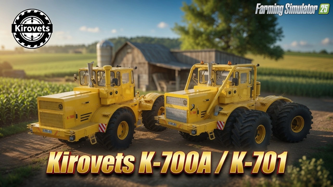Kirovets K-700A / K-701 Tractor v1.2 for FS25