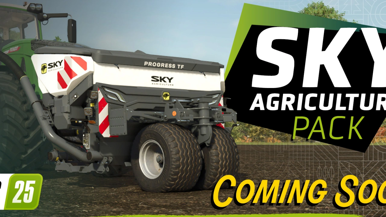 SKY Agriculture Pack to add 12 Machines for FS25