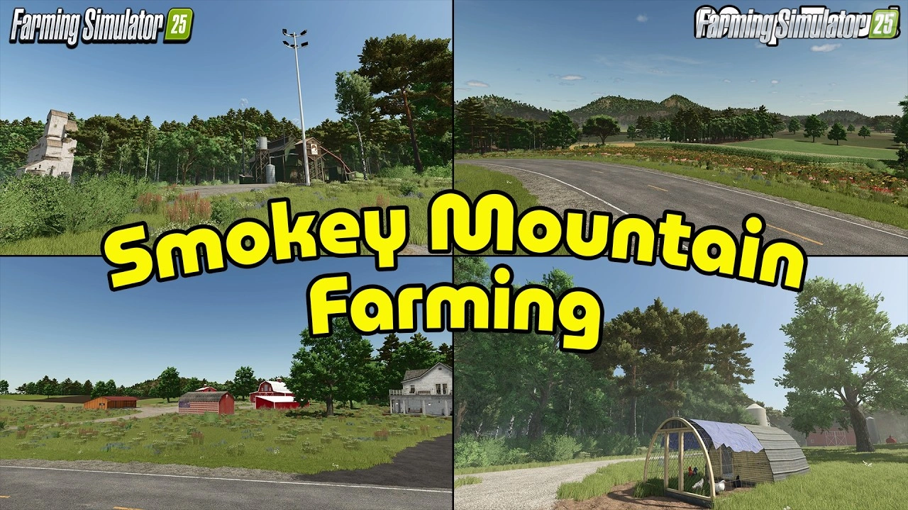 Smoky Mountain Farming Map v1.0.0.2 for FS25