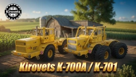 Kirovets K-700A and K-701 for FS25