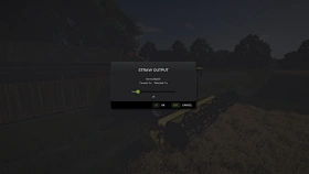 Straw output control for FS25