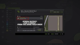 Straw output control for FS25