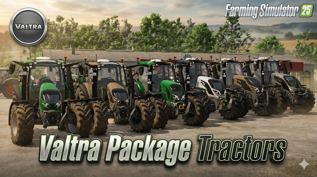 Valtra Package Tractors v1.0 for FS25