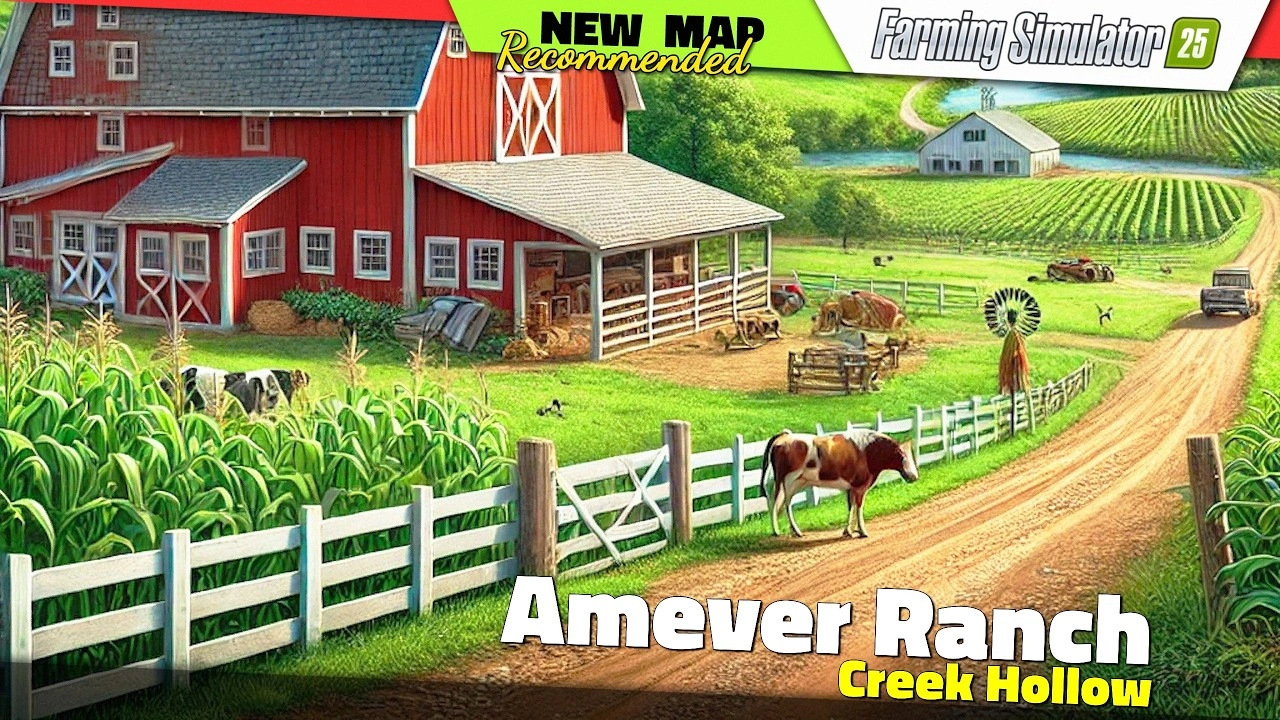 Amever Farm Map v1.4.0.1 for FS25