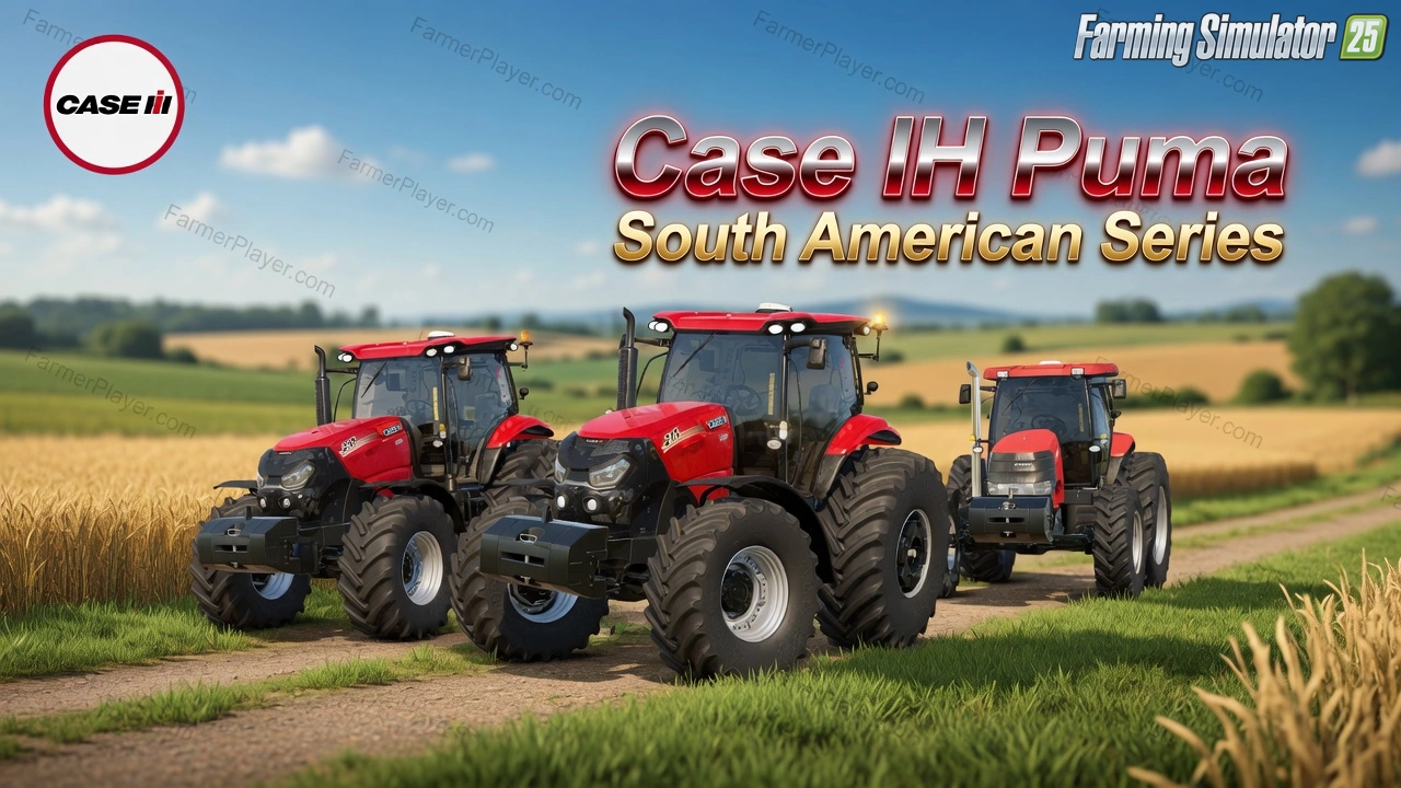 Case IH Puma South American Series Tractor v1.0 for FS25