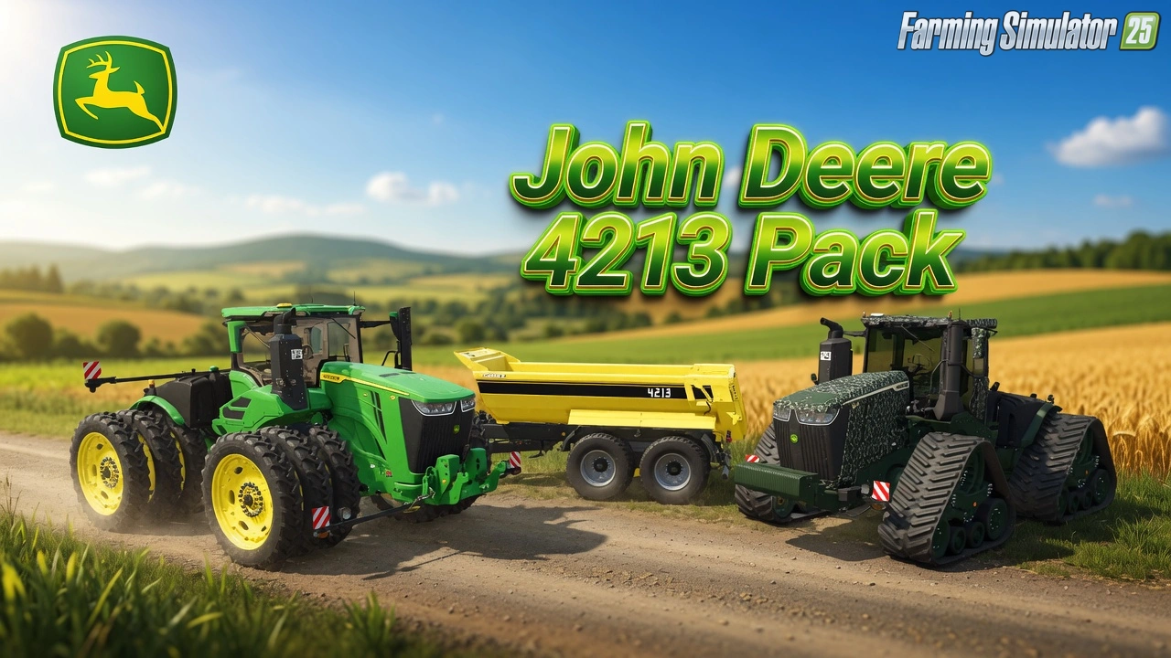 John Deere 4213 Pack v1.3 for FS25