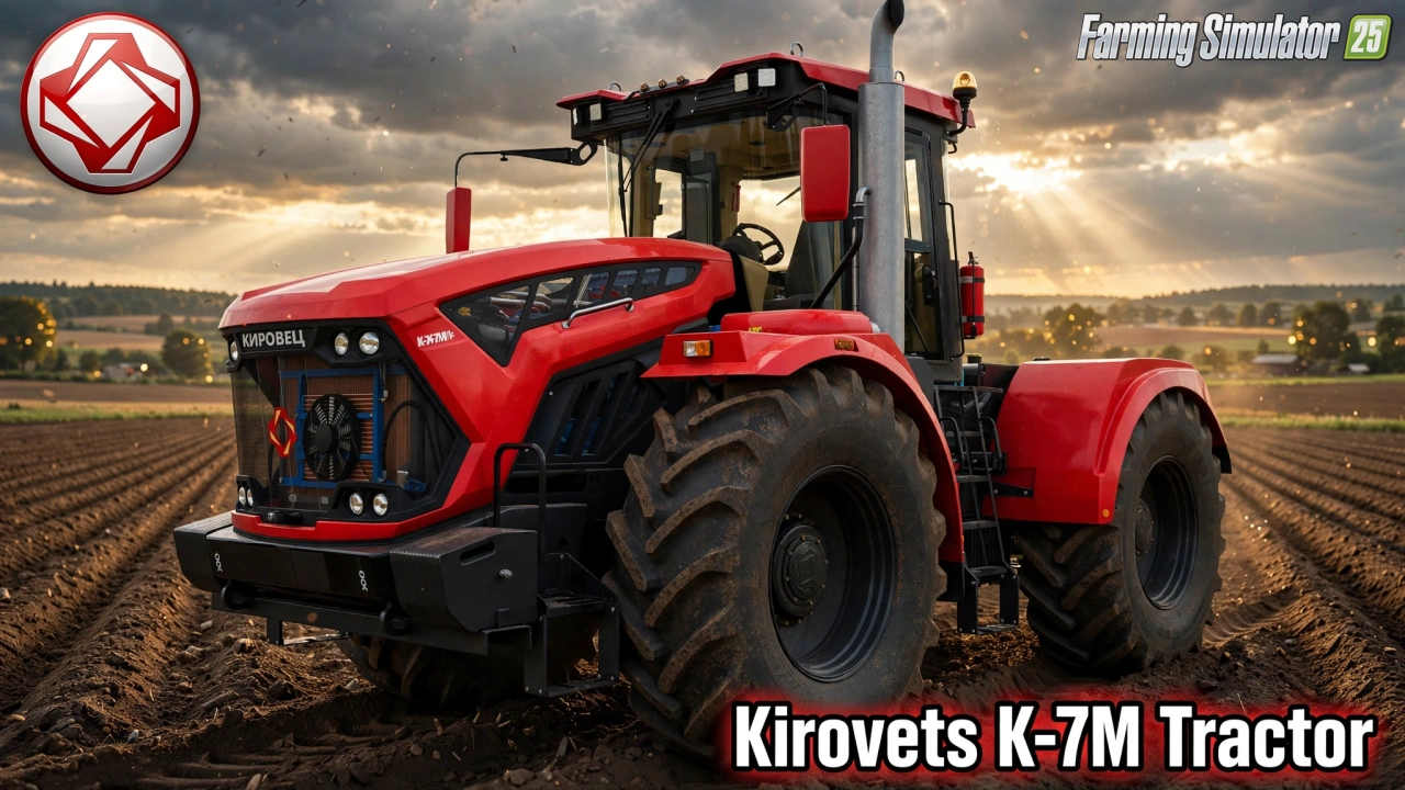 Kirovets K-7M Tractor v1.0.0.2 By VFStudio for FS25