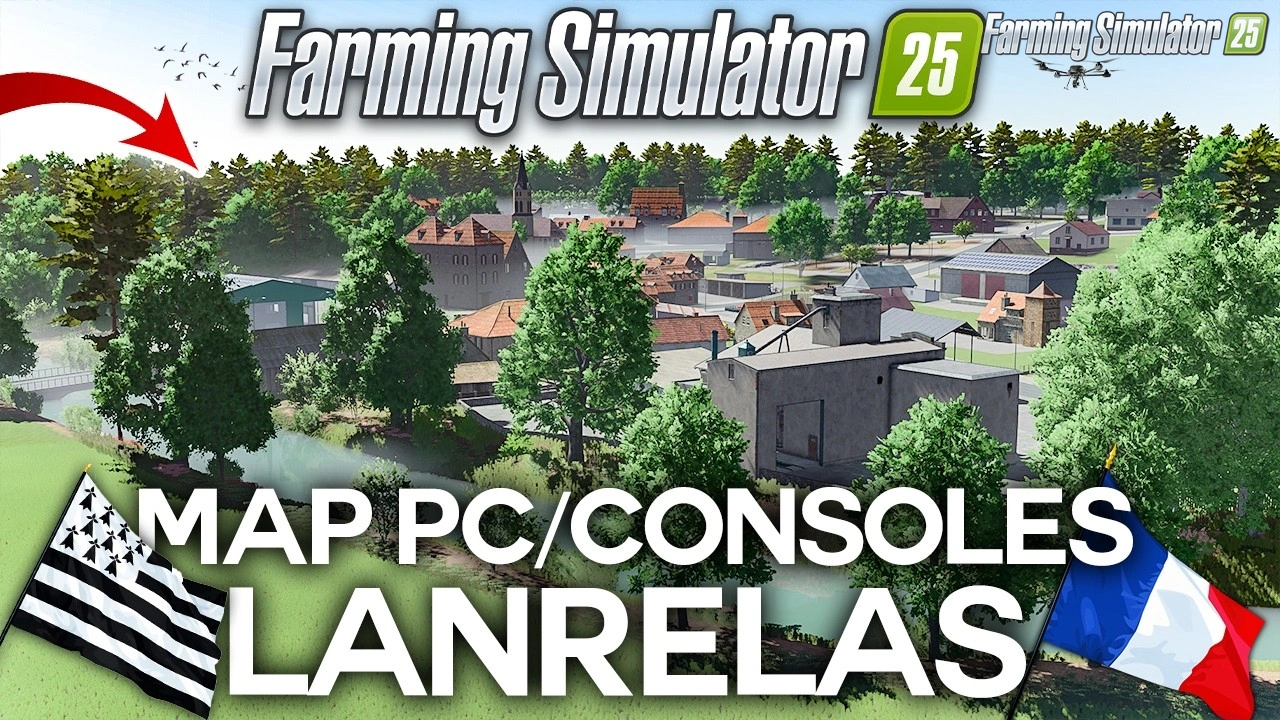 Lanrelas Map v2.0 for FS25