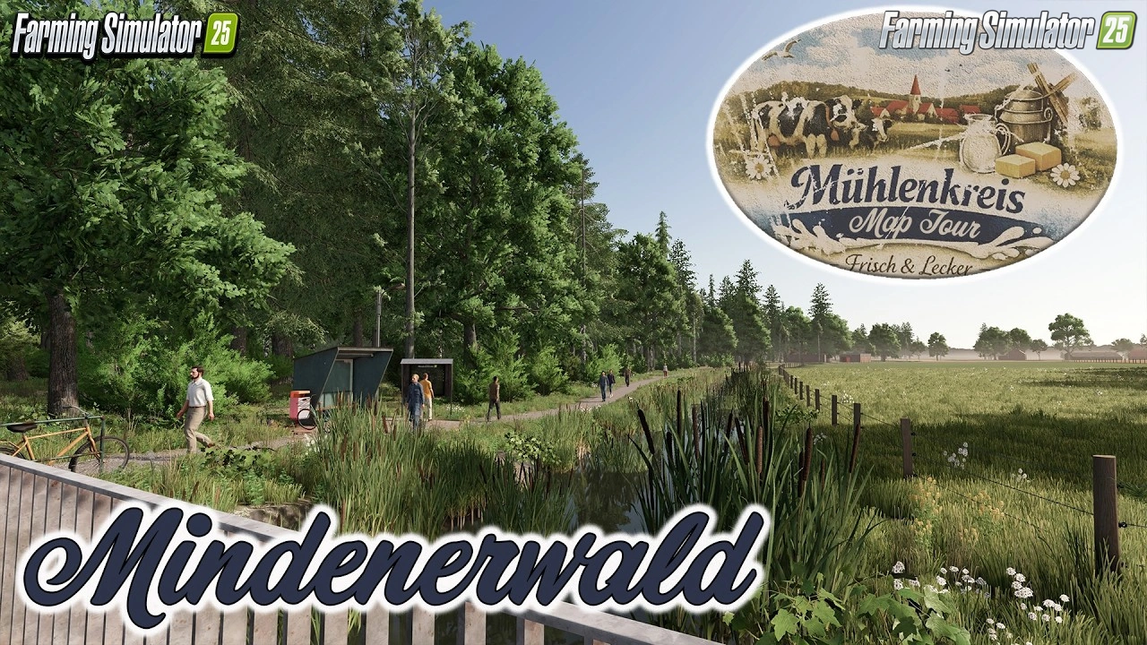 Mindenerwald Farming In The Mühlenkreis Map v1.0 for FS25